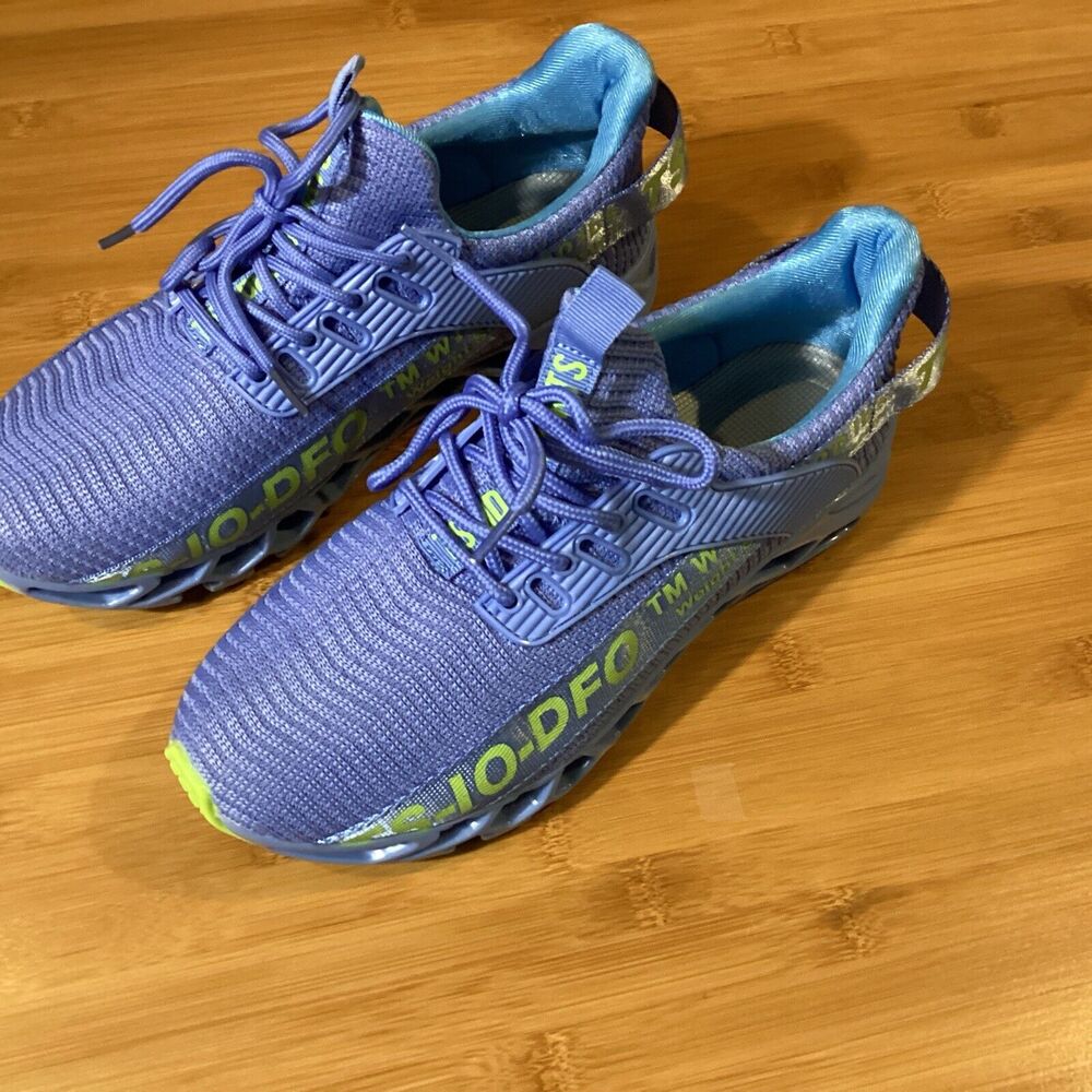 TS-IO-DFO Men's Sz 40 M Athletic Running‎ Fabric Sky Blue Shoes - Model A55